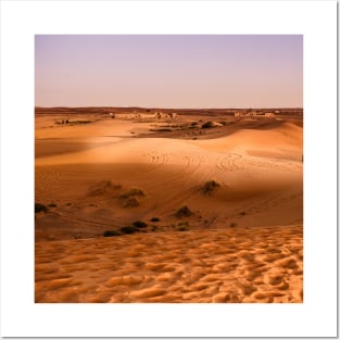 SCENERY 94 - Summer Desert Sand Dune Dry Plateau Landscape Posters and Art